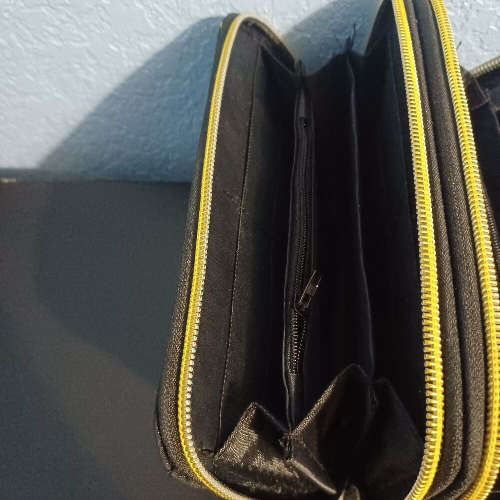 Embroidered, Double-Zip Wallet - Picture 7 of 9